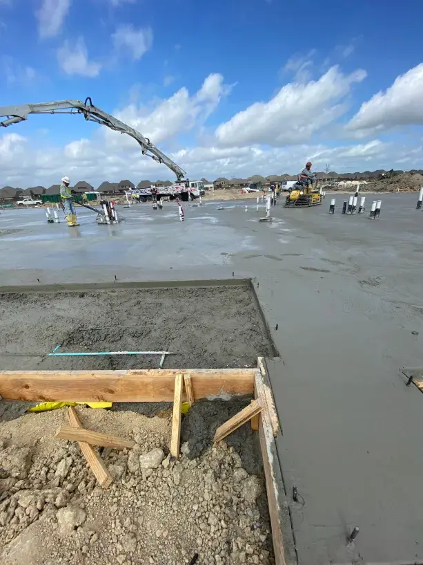 Concrete Slab Pour - Process