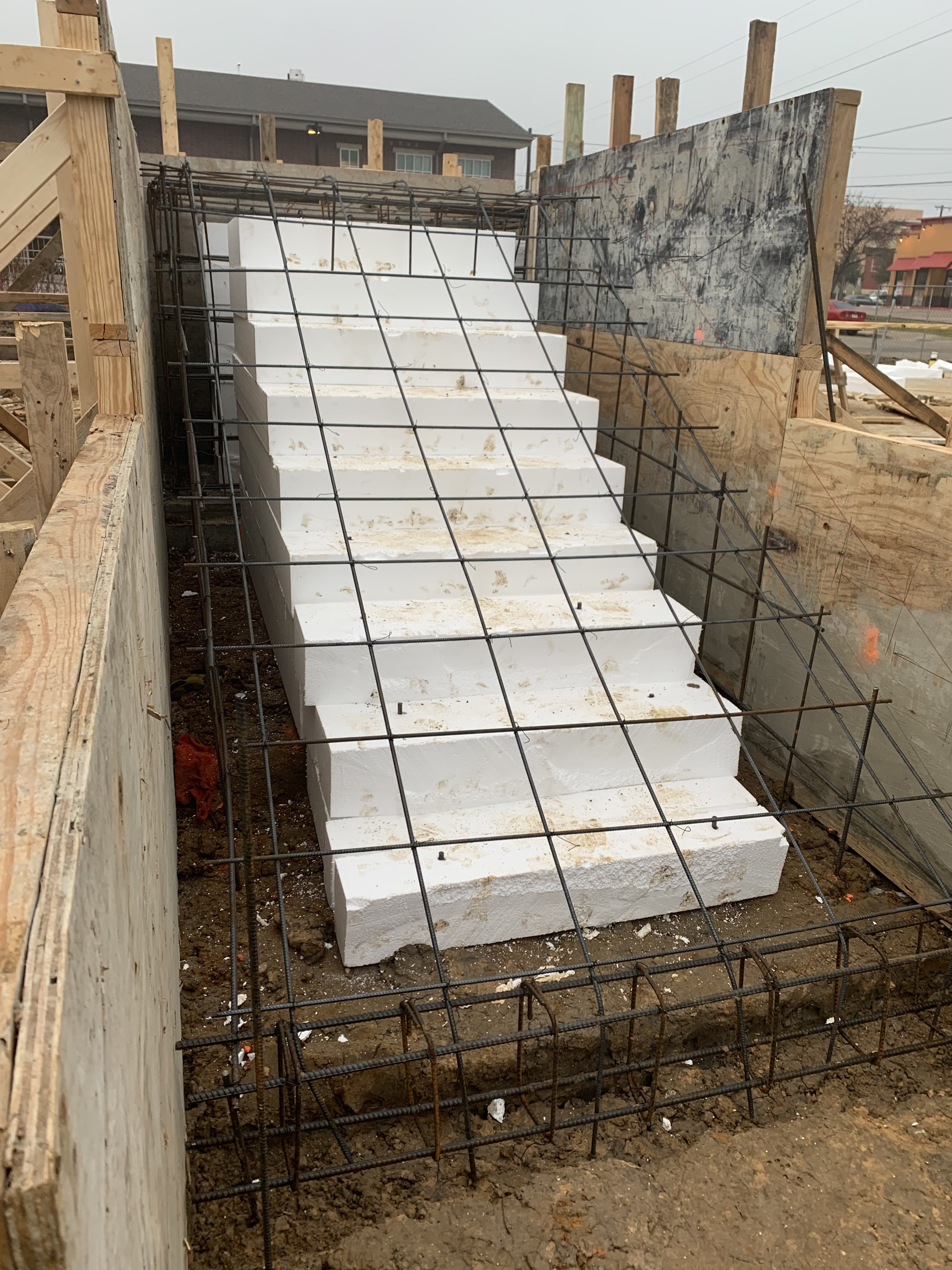 Staircase Rebar Construction